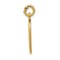 14K Yellow Gold Best Sister Breakable Heart Charm Jewerly 24mm x 17mm